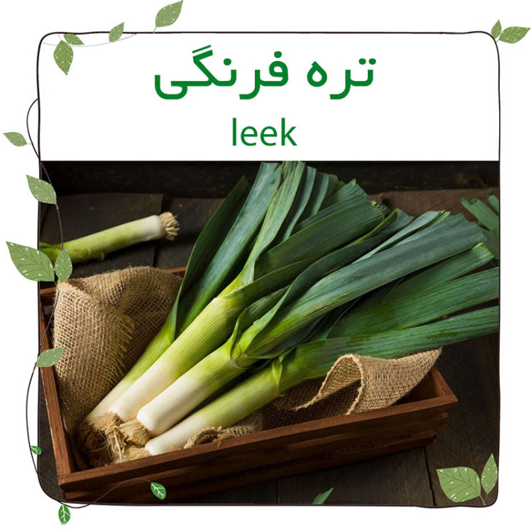 تره فرنگی (leek)